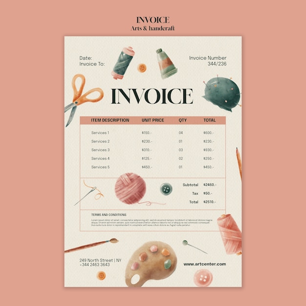 Karty z cenami kursów haftu